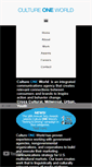 Mobile Screenshot of cultureoneworld.net