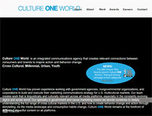 Tablet Screenshot of cultureoneworld.net